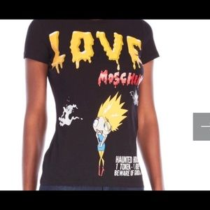 Love MOSCHINO haunted house Tee